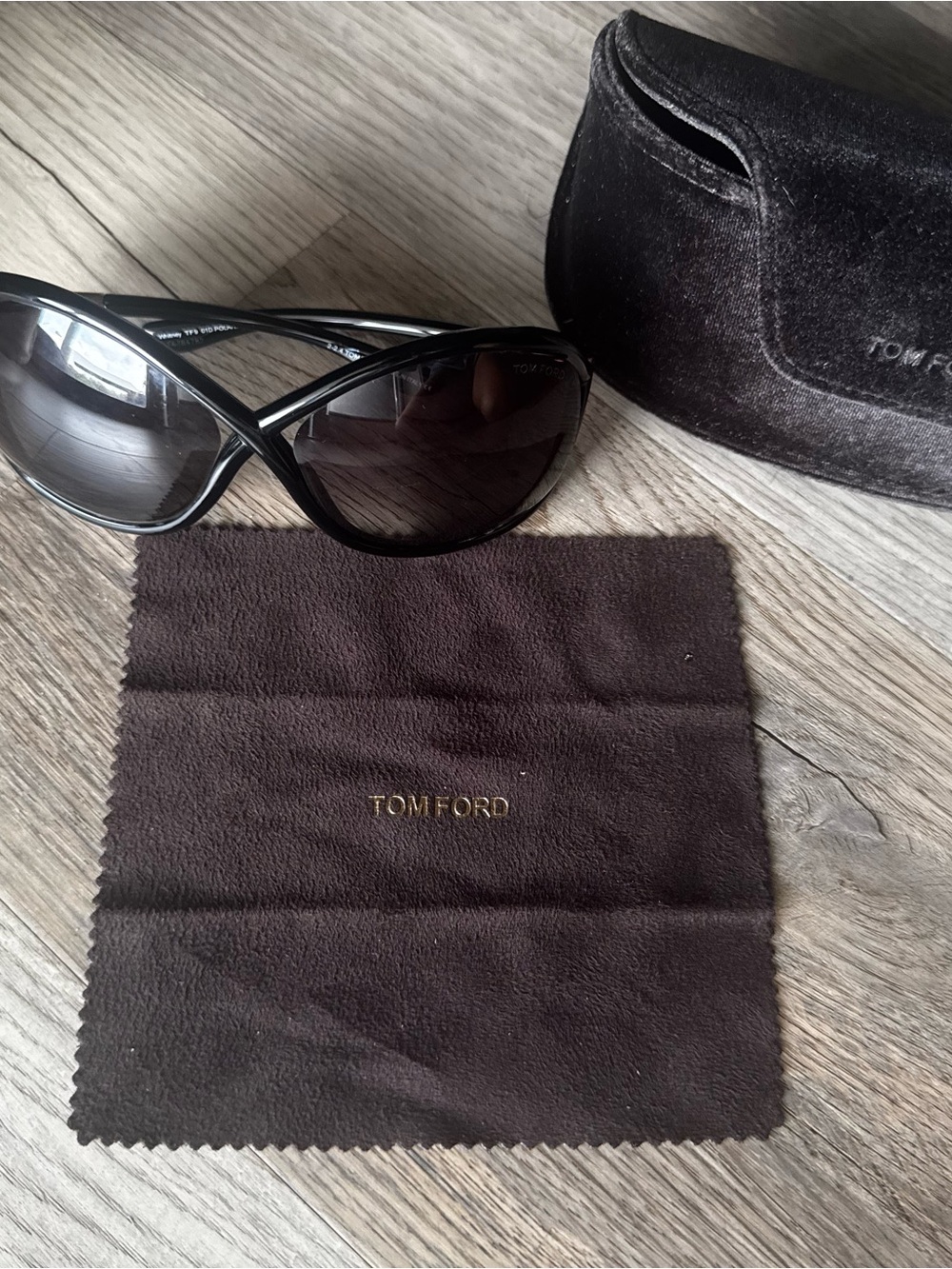 Tom Ford Whitney Women's Brown Gradient Oval Oversized Sunglasses